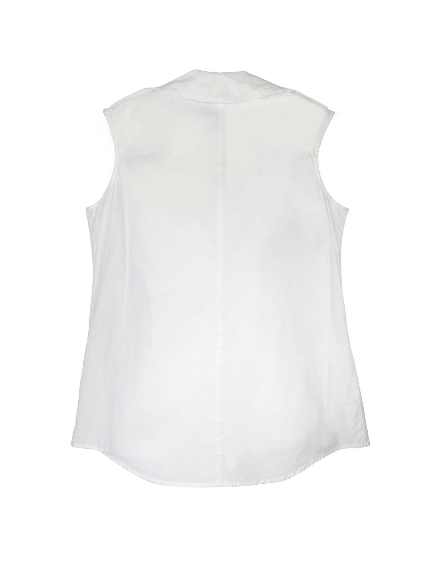 Transforming-Collar Shirt Without Sleeves