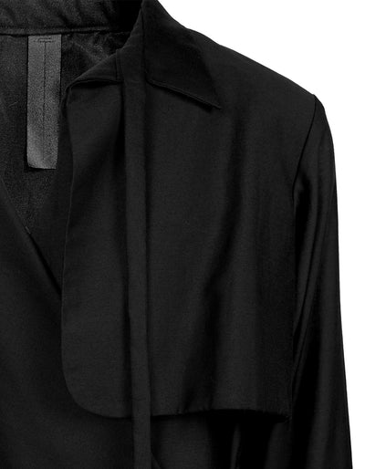 Deconstructing the Knightly Overcoat with Tie-front Shirt