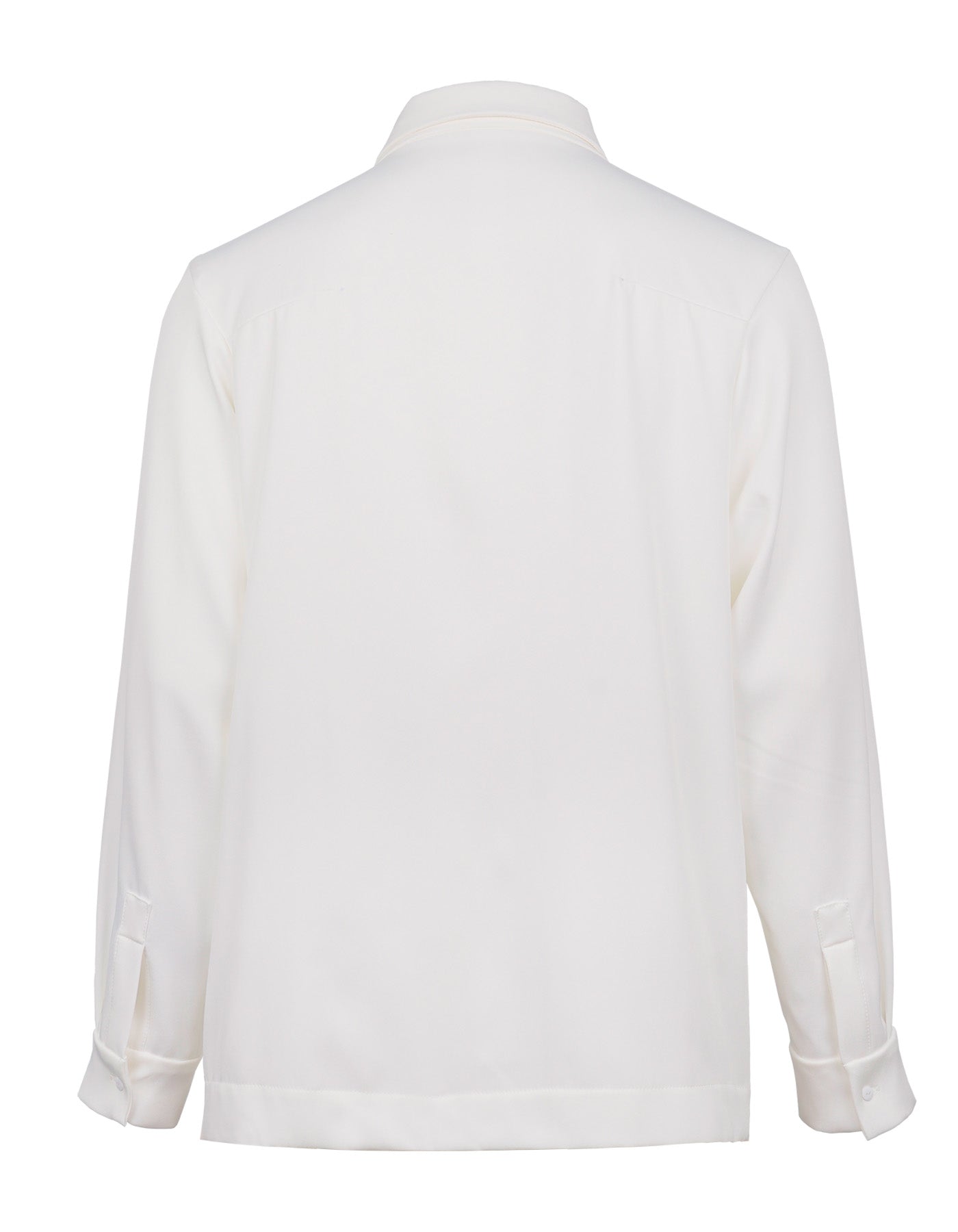 Asymmetric Deconstructed Pocket Weave Shirt