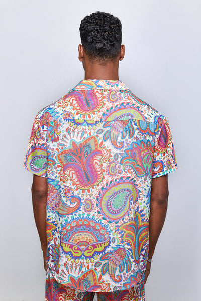 Carnaval %100 Linen Oversize Shirt