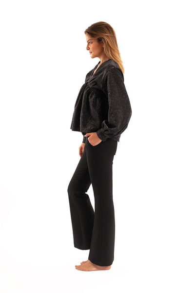 Black Flare Pants - The Clothing LoungeNOPIN