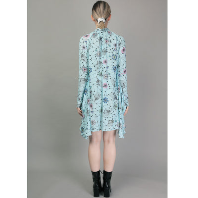 Button Up Corion Printed Mini Dress - The Clothing LoungeTramp in Disguise