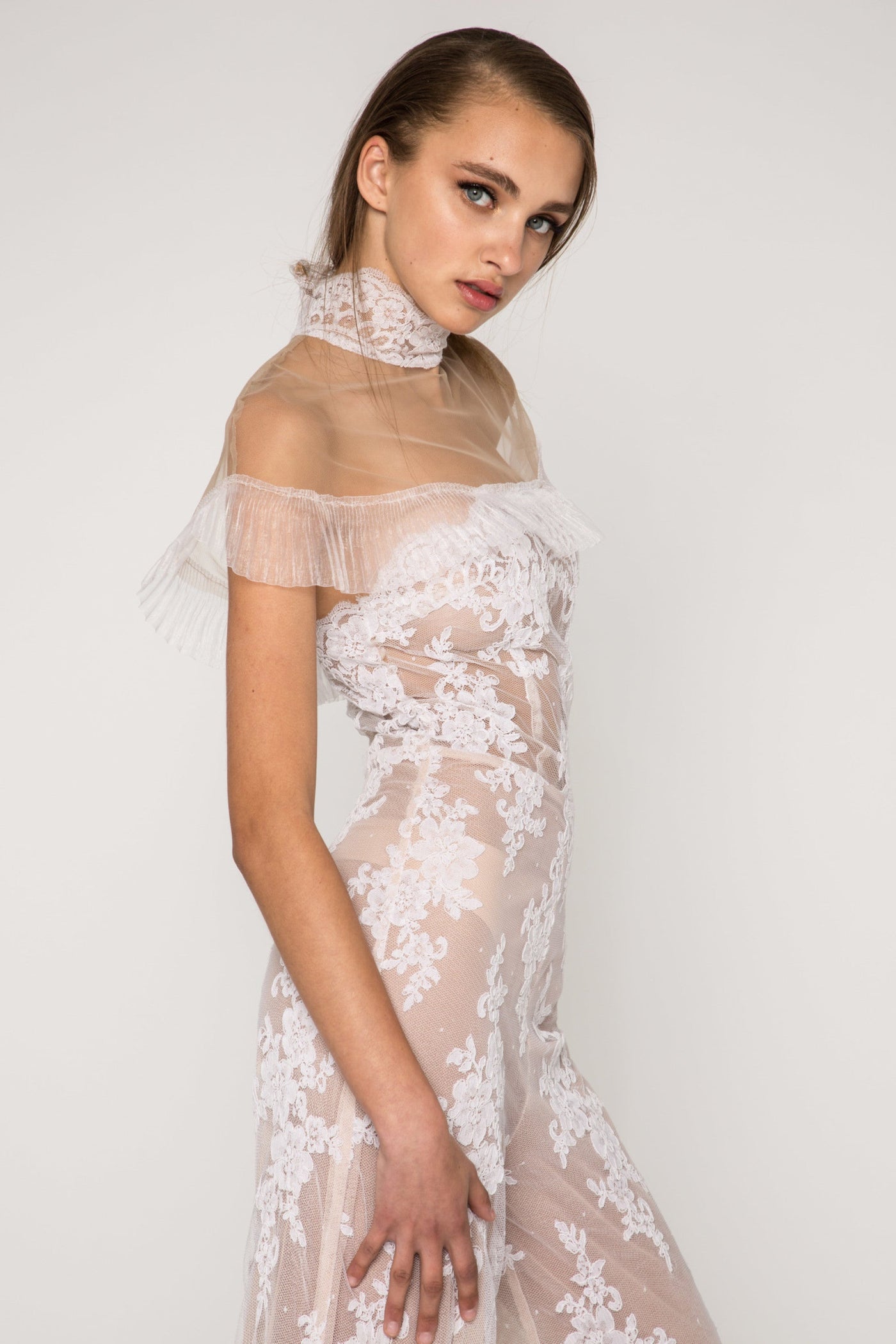 Lace embellished jumpsuit