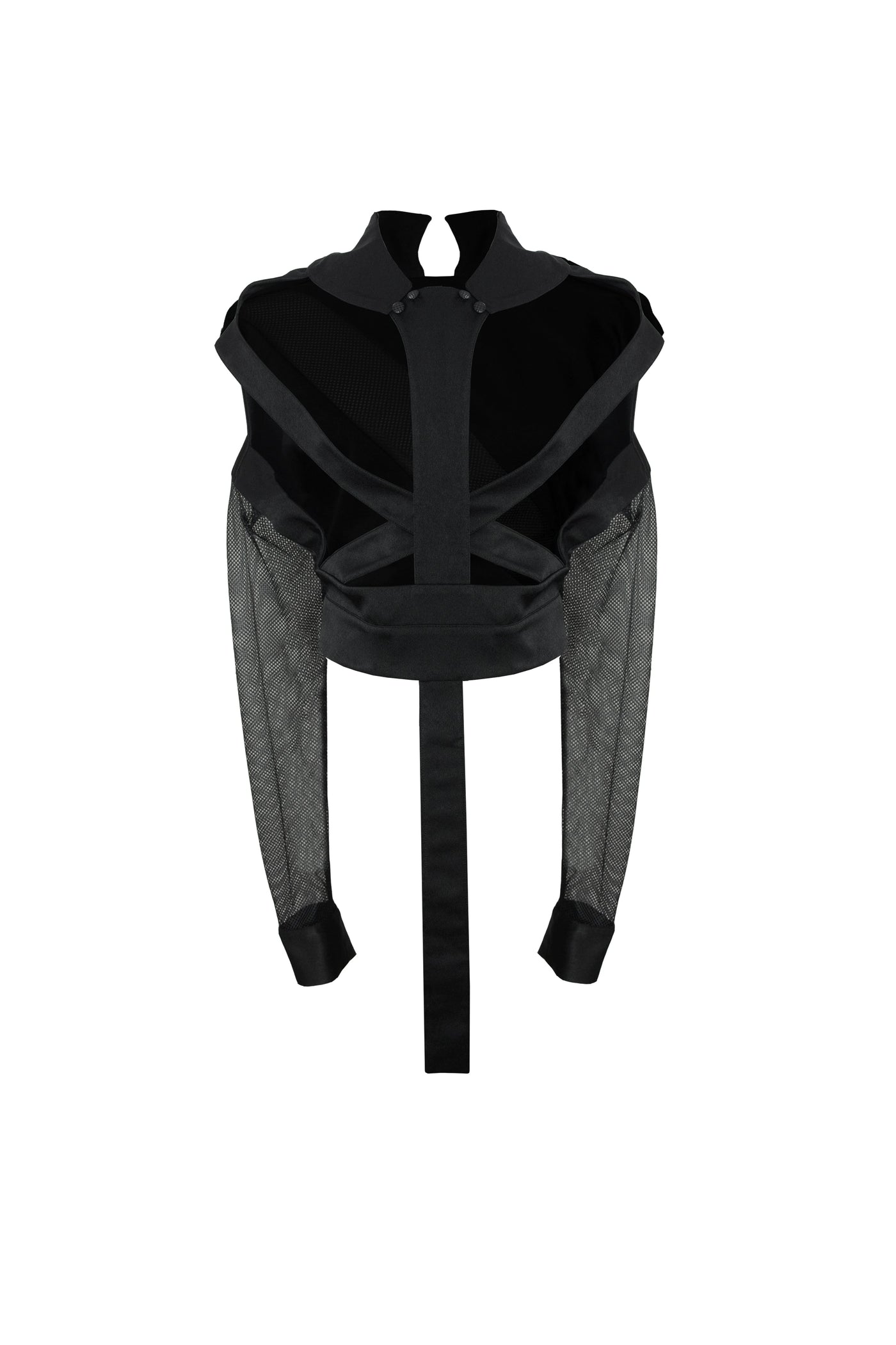 AUSTRALIS BLACK OVERSIZED BLOUSE