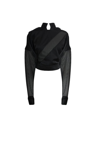AUSTRALIS BLACK OVERSIZED BLOUSE