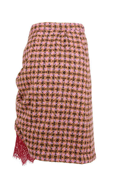 Clarisse Skirt in Pink Plaid