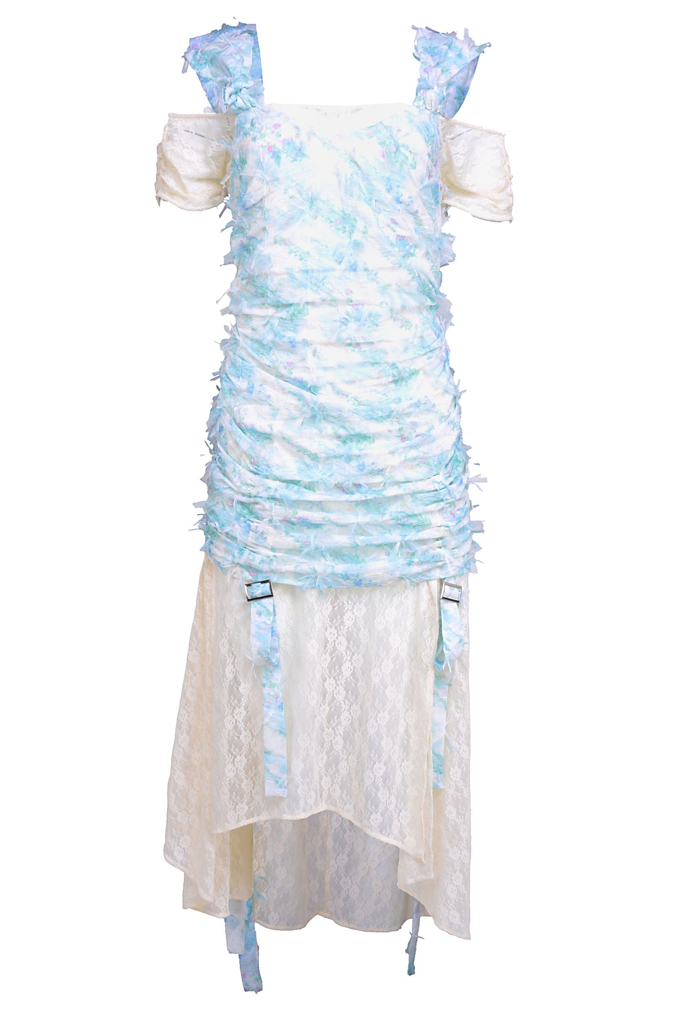 Mathilda Dress in Floral Print with lace
