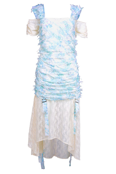 Mathilda Dress in Floral Print with lace