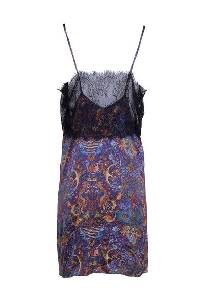 Brooklyn Dress in Satin Dragon Hunter Print