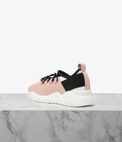 Blending the ever-enduring streetwear trend with a more refined aesthetic, Pace is the ultimate in elevated athleisure. Crafted from a combination of super-soft leather and lightweight neoprene, elastic back panels and a sock-liner design maximise wrap-around control. An athletic midsole provides all-day comfort, while the sporty silhouette is finished with hiking-inspired laces to stabilize the foot. Team with everything from silky dresses to raw-edge denim for a decidedly modern lo