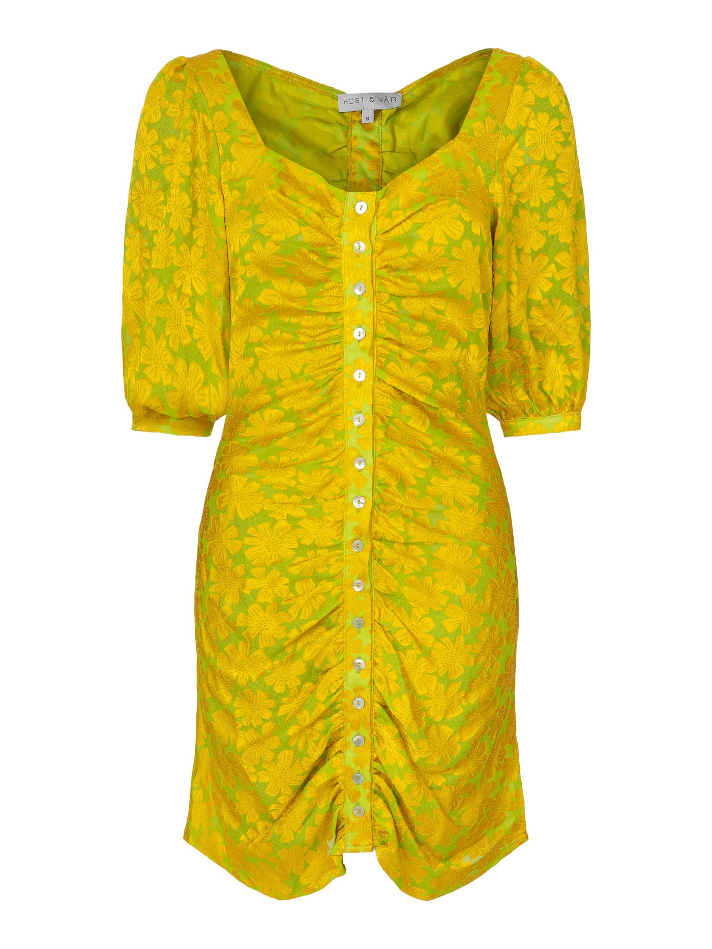 Dress Fleur Golden Burnout