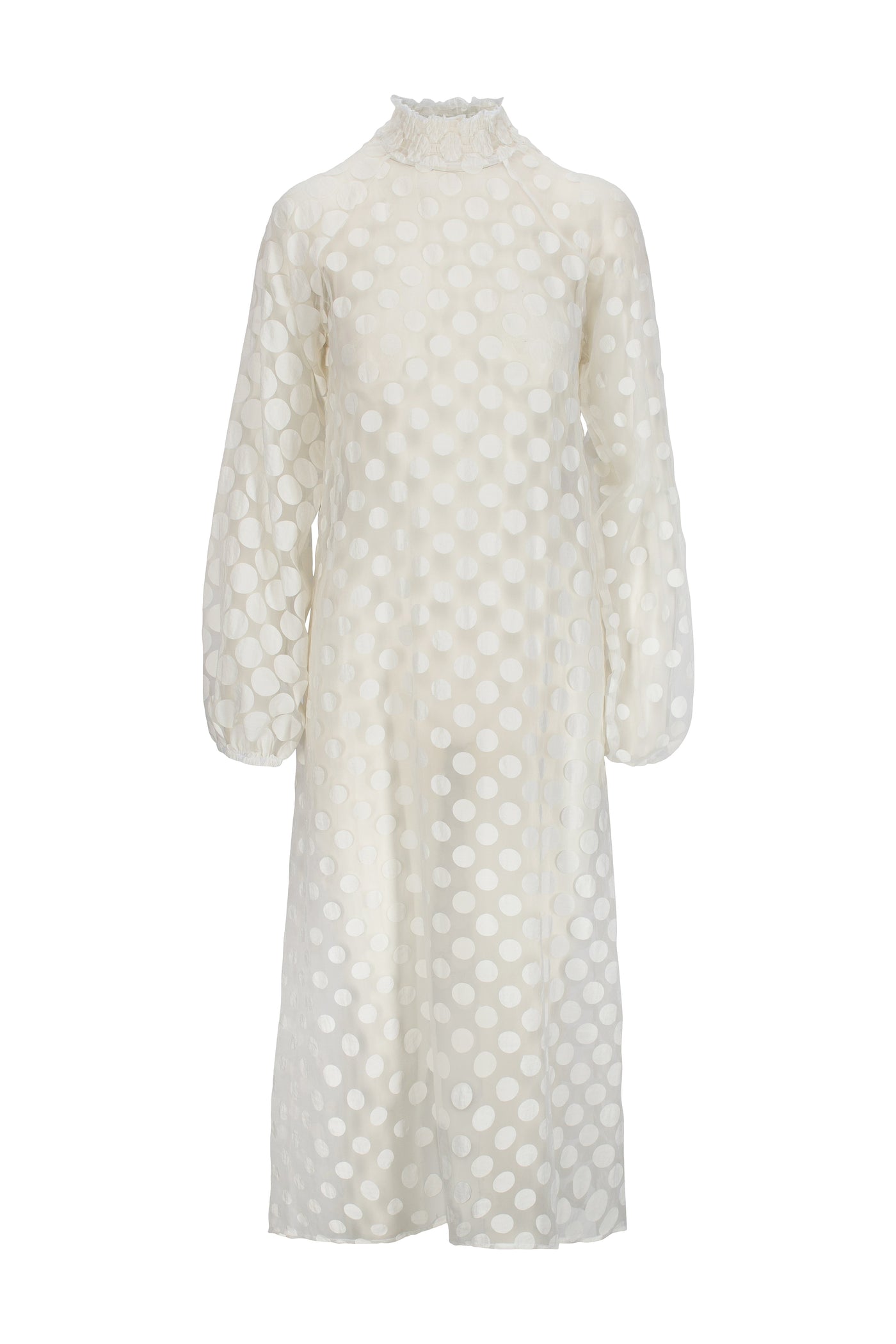 Dress Bee Balm burnout white