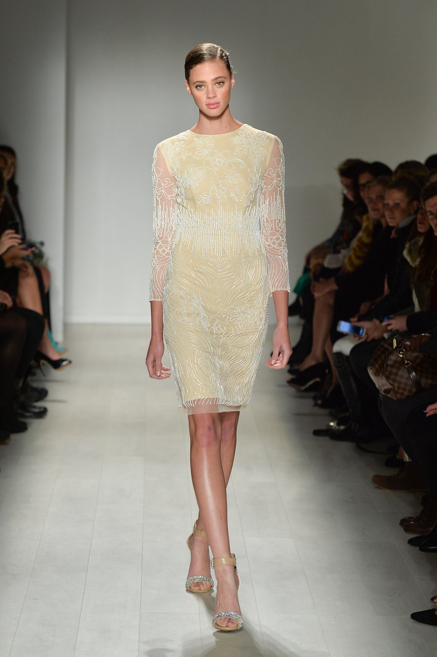 Beaded tulle dress