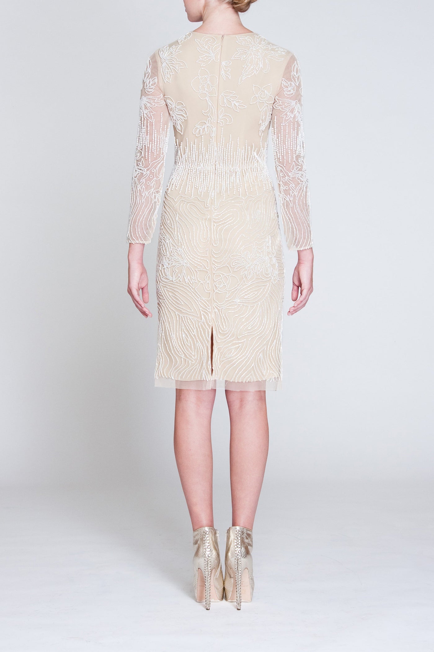 Beaded tulle dress