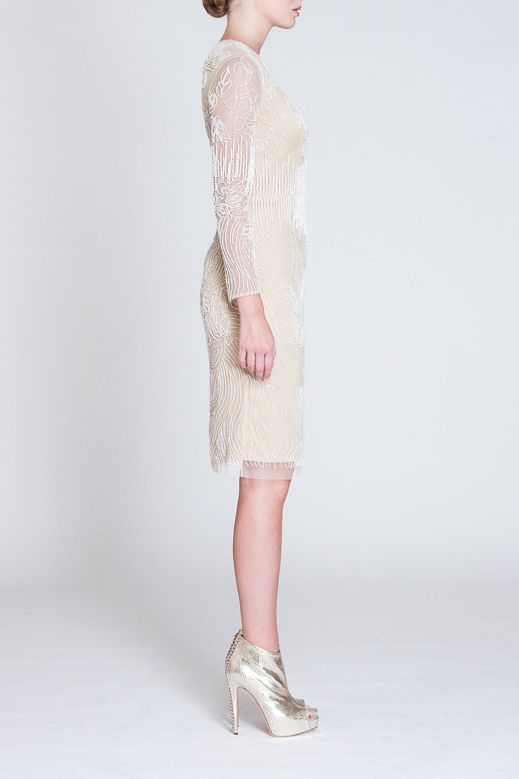 Beaded tulle dress