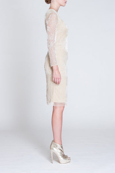 Beaded tulle dress