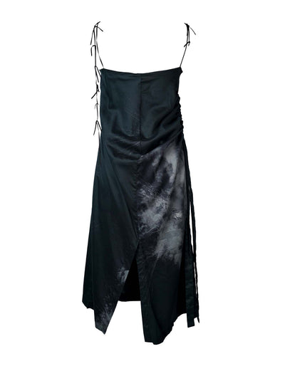 Asymmetrical Drawstring Dress