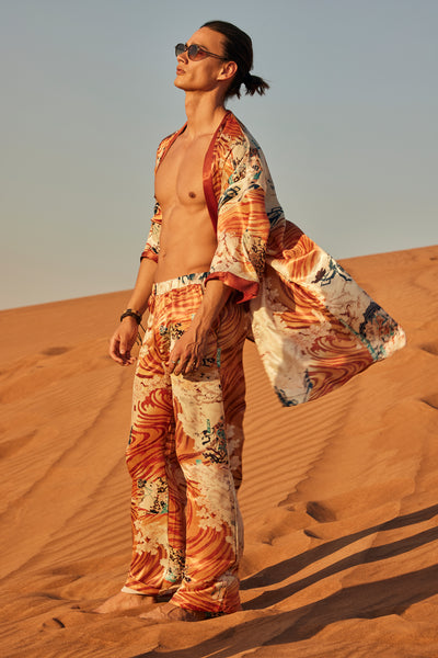 dear deer silk set, matching set