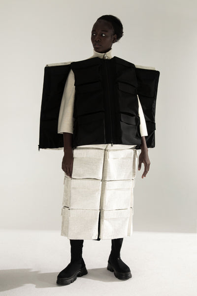 TRANSIT 3 - way transforming piece: jumpsuit / coat