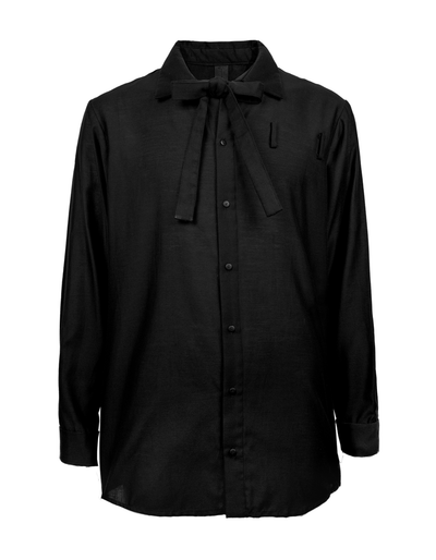 Deconstructed Collar Tie Shirt