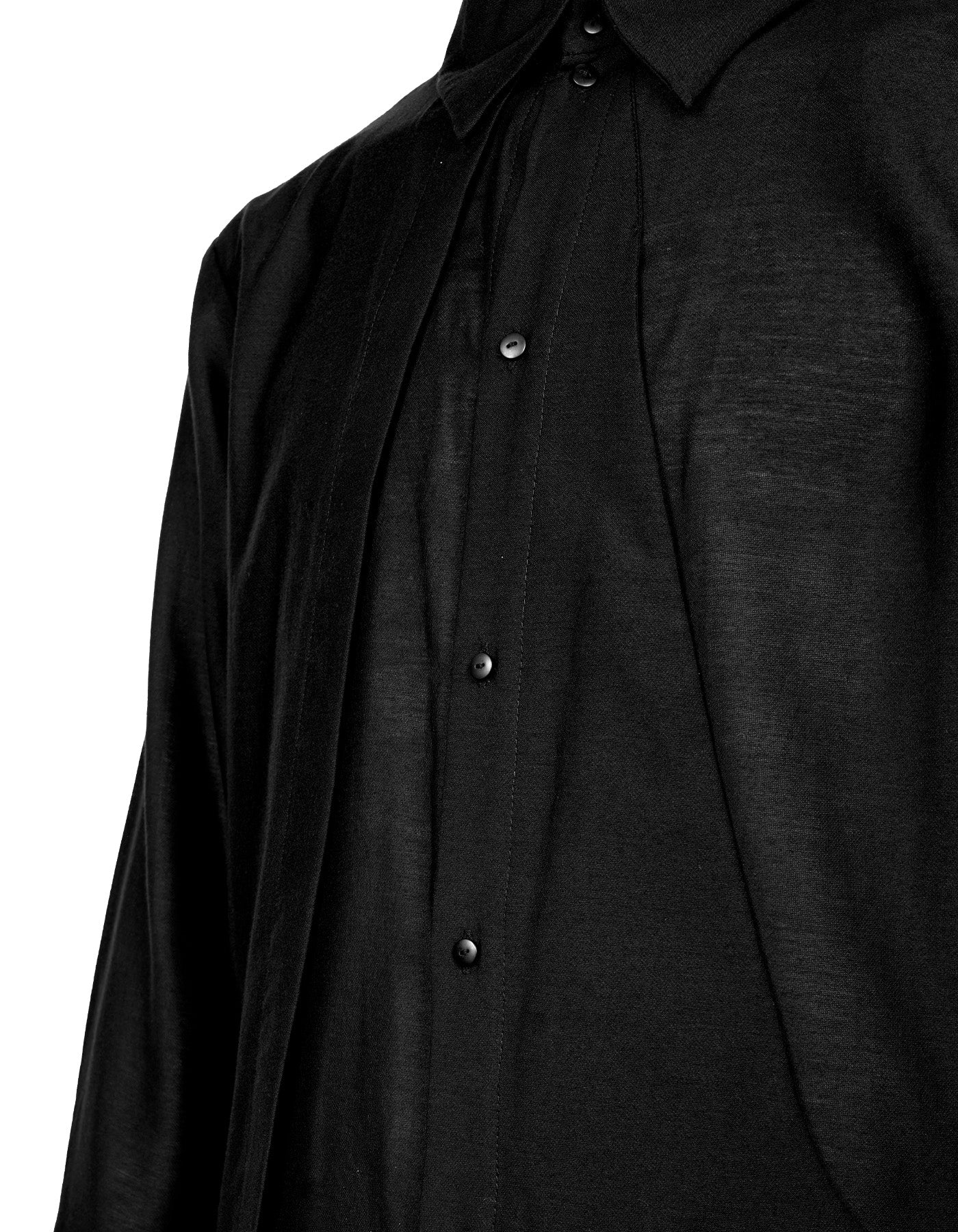 Asymmetrical Faux Two-Piece Shirt