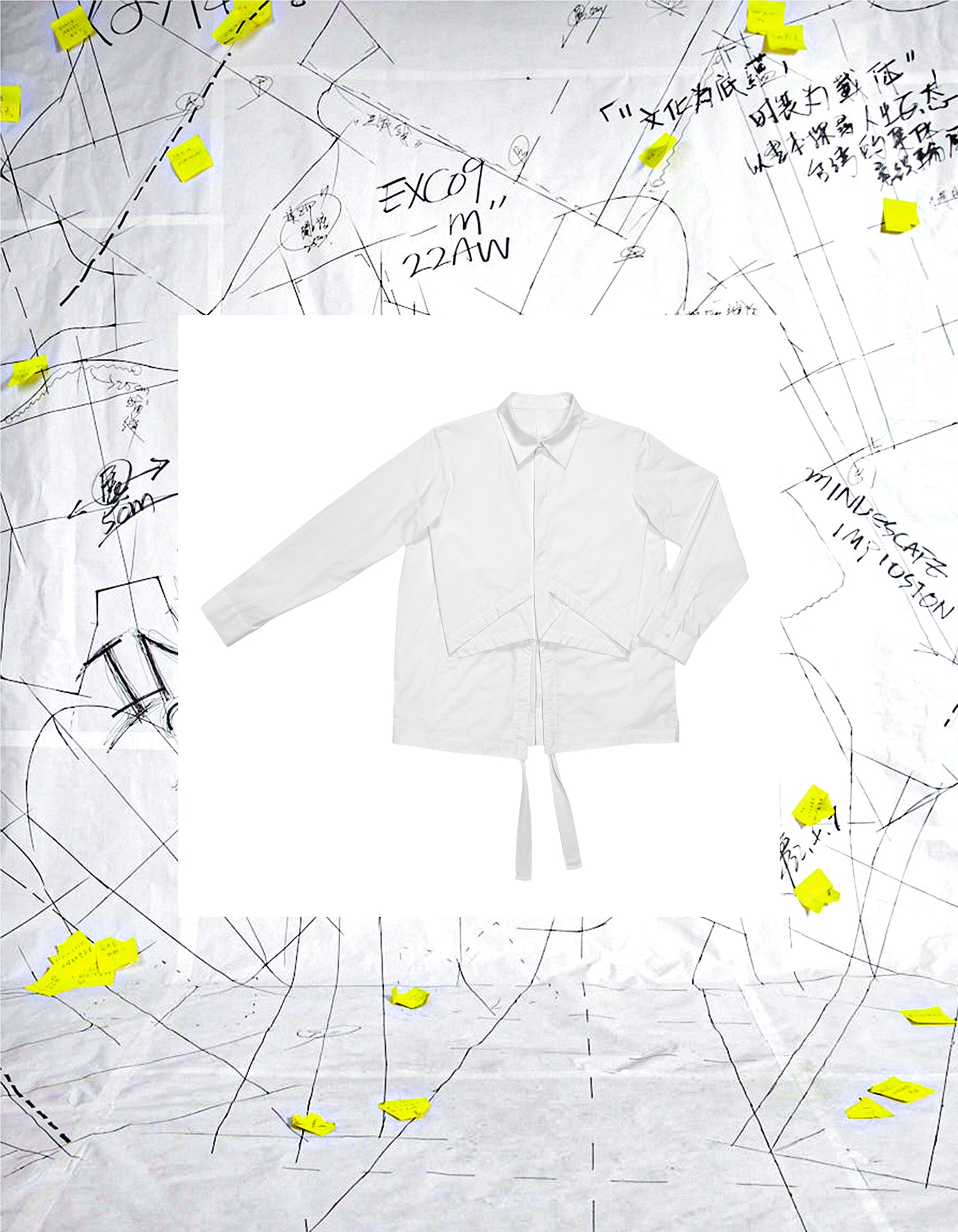 Symmetrical Triangle Structure Shirt