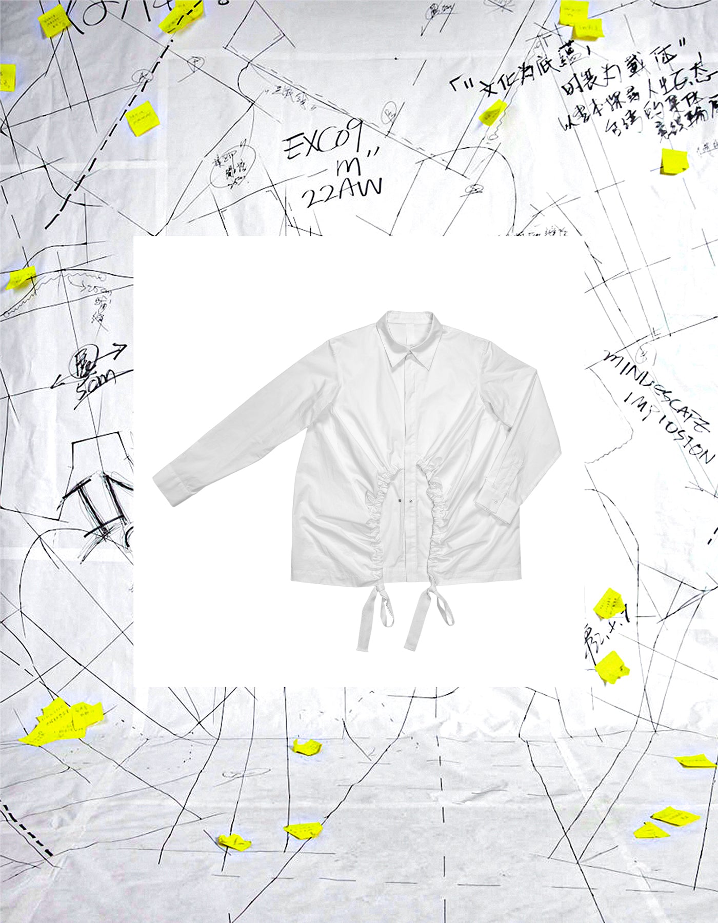 Symmetrical Triangle Structure Shirt