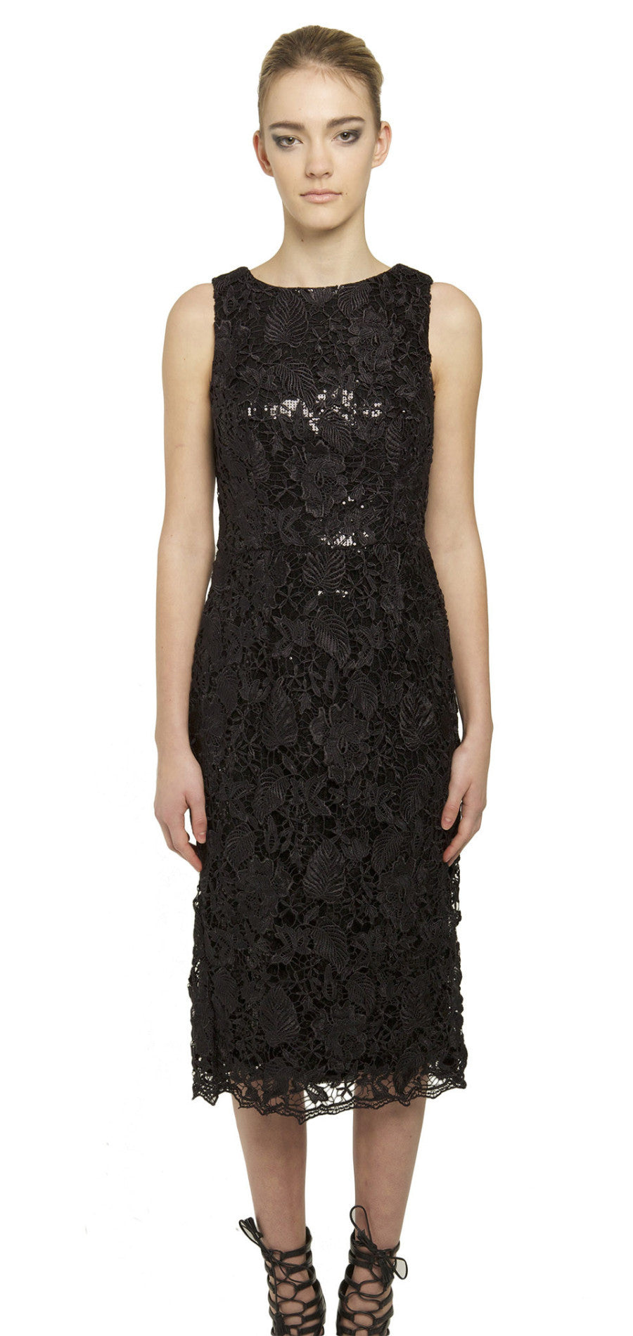 Black sequin dress