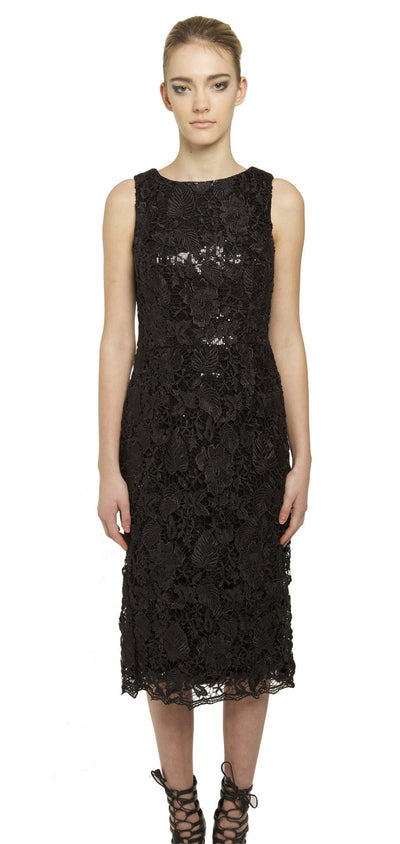 Black sequin dress