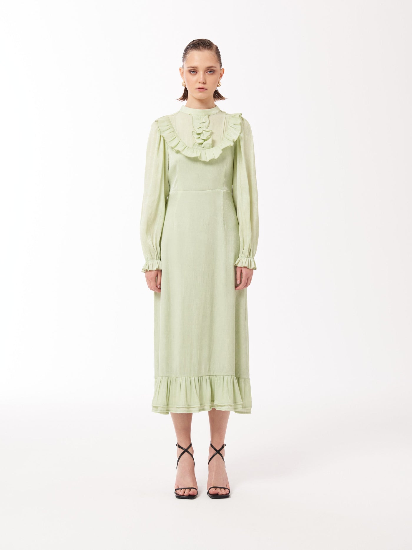 Ruffled Midi Dress bridesmaid dress