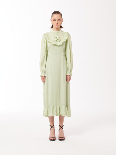 Ruffled Midi Dress bridesmaid dress