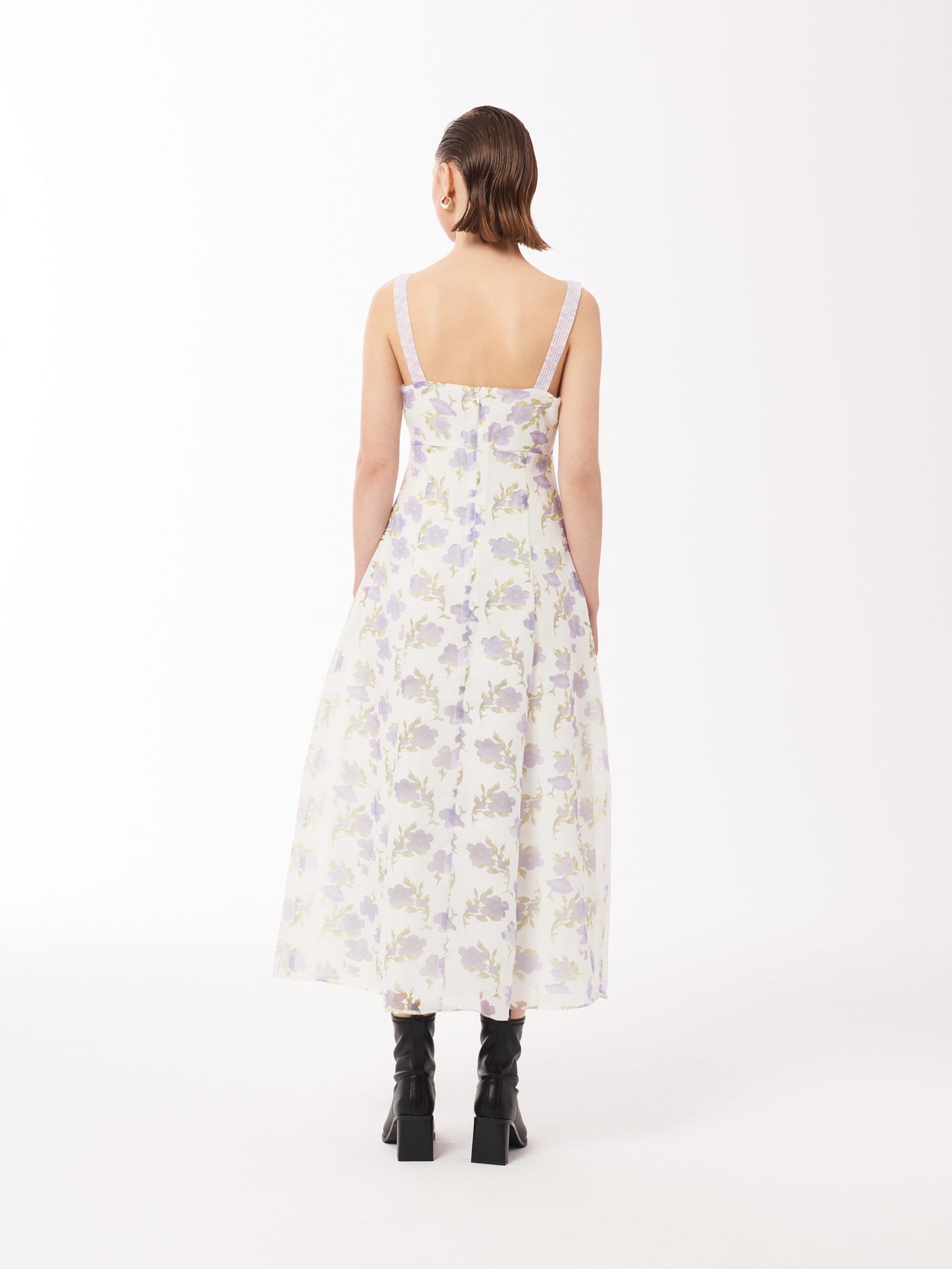 lilac floral dress