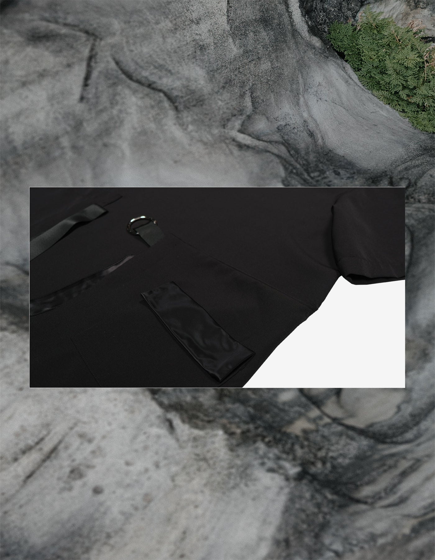 Draping Wide-Sleeve Top