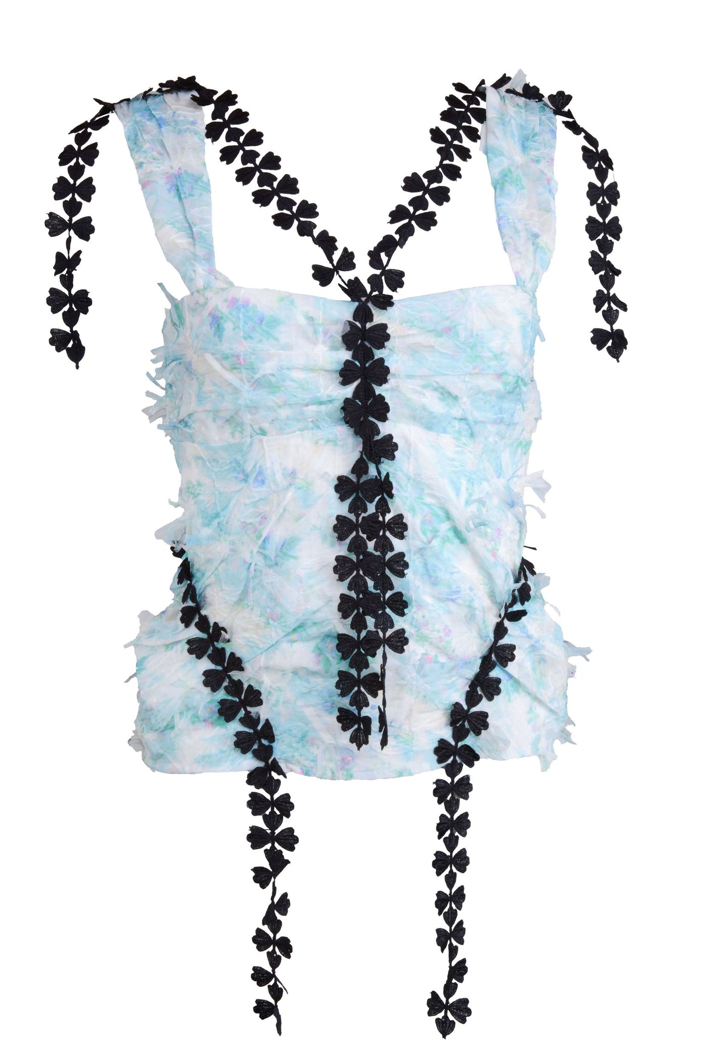 Anabelle Top in Pastel Floral Print and bows