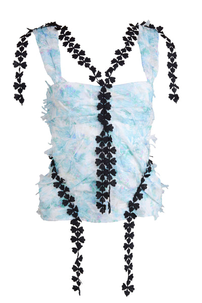 Anabelle Top in Pastel Floral Print and bows