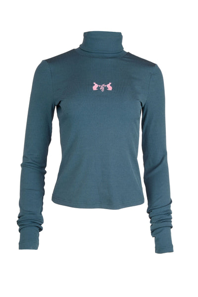 Daphne Turtle Neck Sweater in Pink