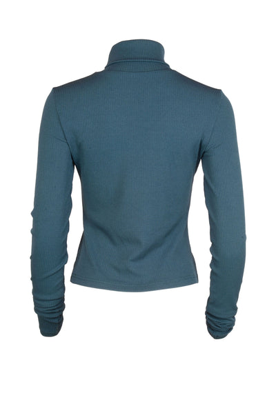 Daphne Turtle Neck Sweater in Teal