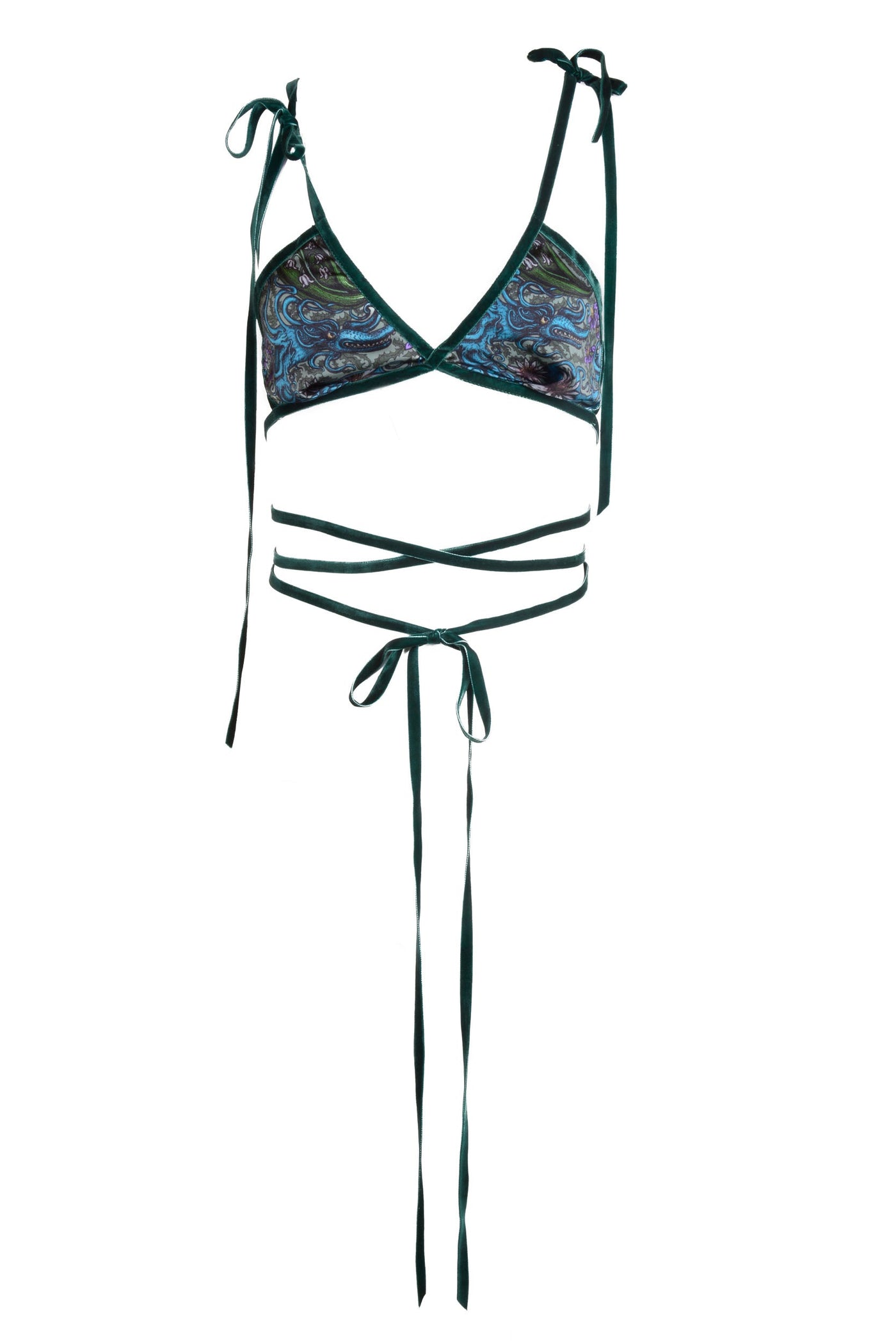 Bobbie Adjustable Bra in Dragon Print