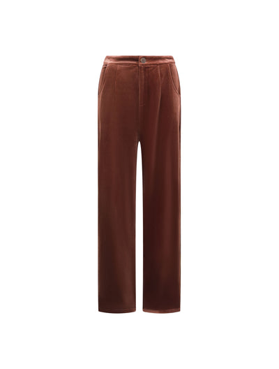 WOMENS VELVET TROUSERS