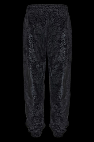 Black Paisley Velvet Set