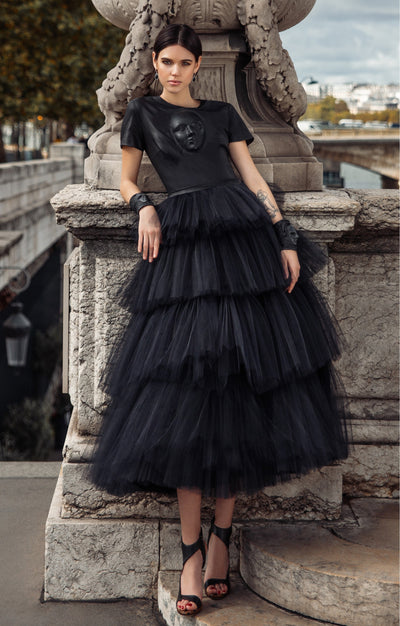 Cocktail dress "Face"