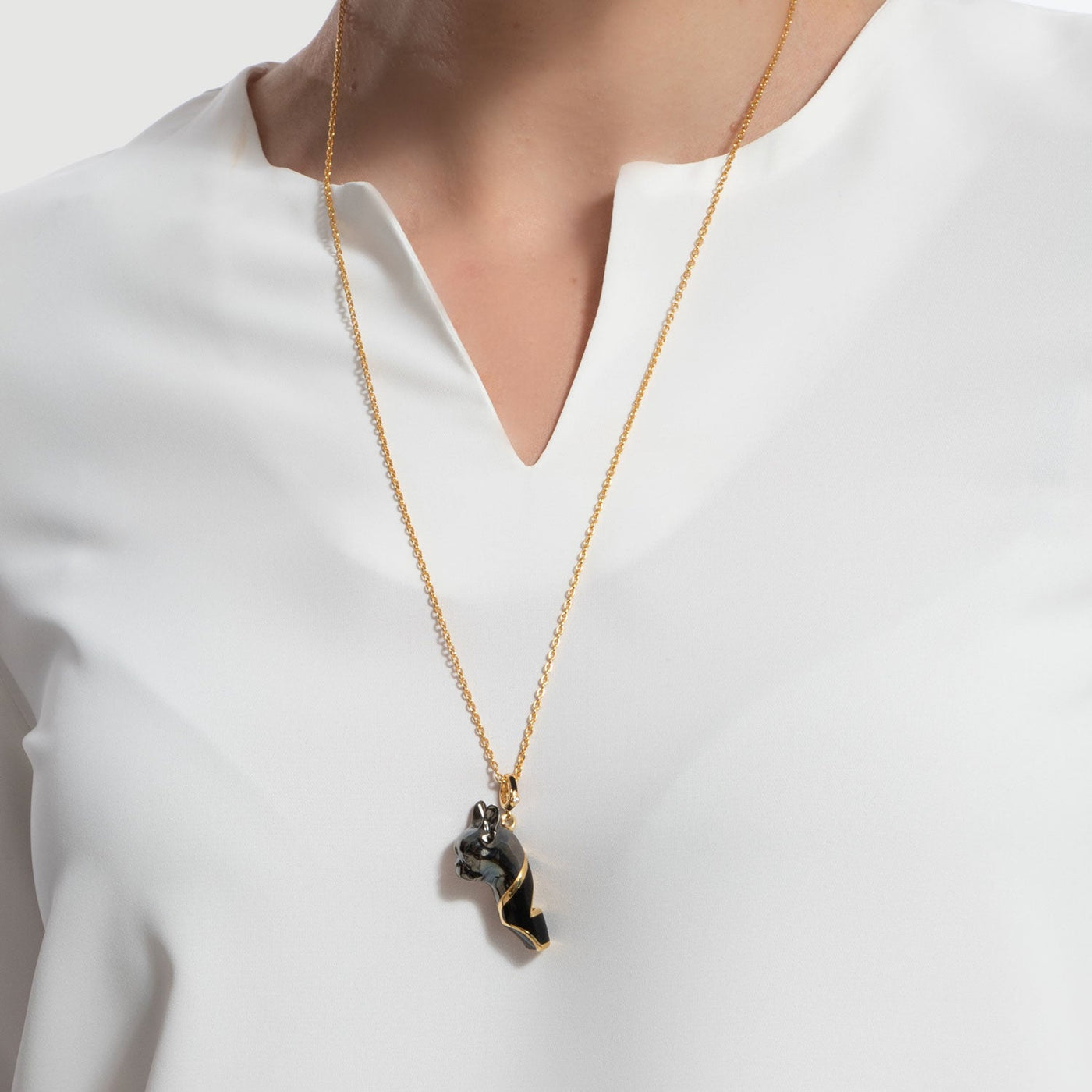 Bulldog Whistle Necklace