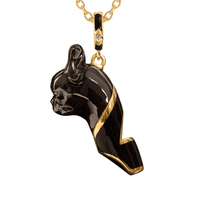 Bulldog whistle necklace
