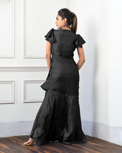 STELLAR RUFFLE DRESS