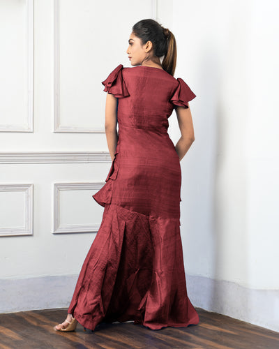 STELLAR RUFFLE DRESS