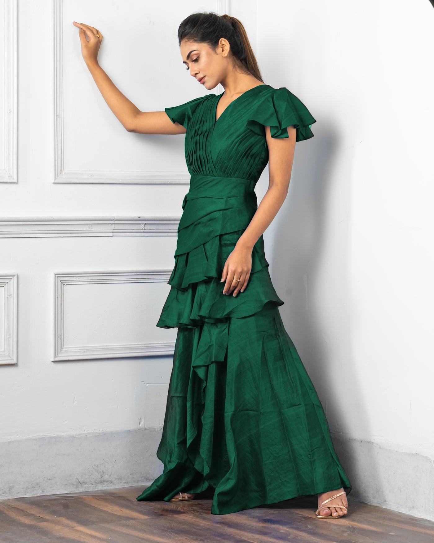 STELLAR RUFFLE DRESS