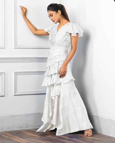 STELLAR RUFFLE DRESS