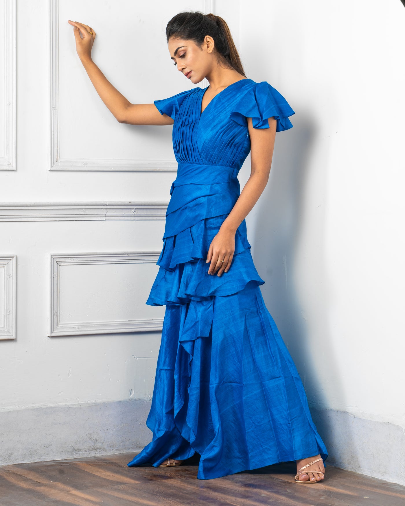 STELLAR RUFFLE DRESS