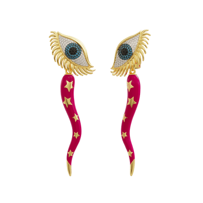 Italian Horn Earrings