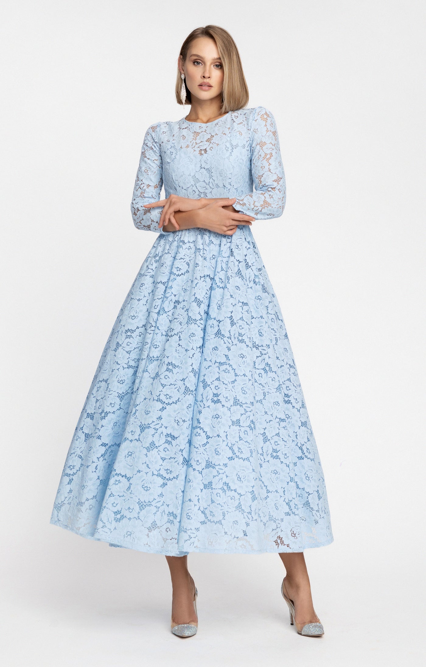 Lace dress "Vicktoria" Light Blue